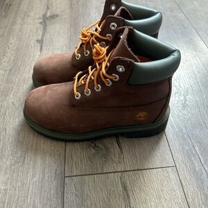 Timberland boys Brown Leather Boots